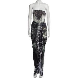 ❤️Camilla Printed Midi Strapless Dress❤️